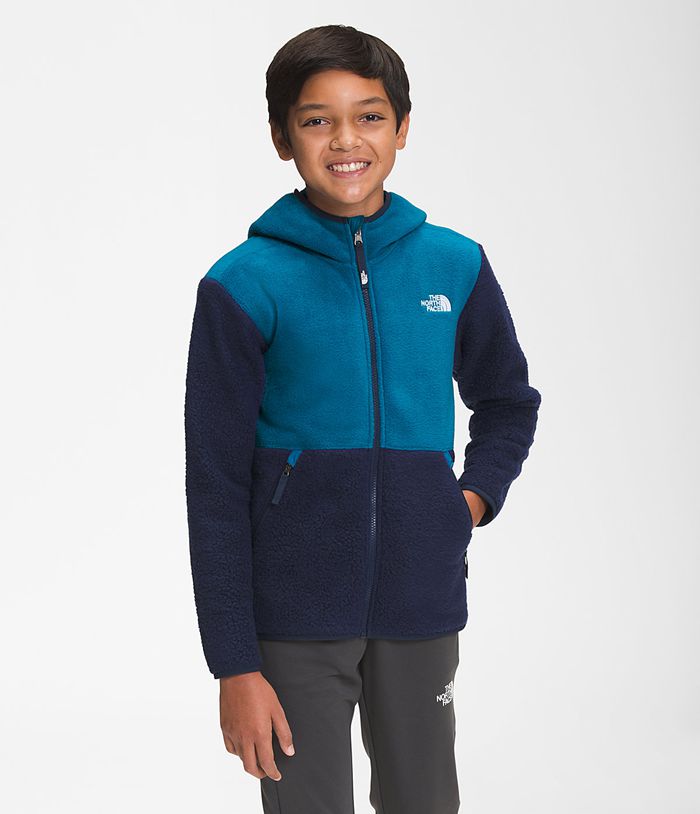 Chaqueta The North Face Niño Azul Marino Forrest Full Cremallera Sin Capucha Fleece 34567CVBE